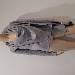 Autumn Cashmere wrap cardigan with zipper